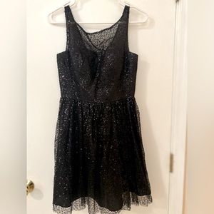 Black sparkly dress. Mini. Size Jrs: 7/8.